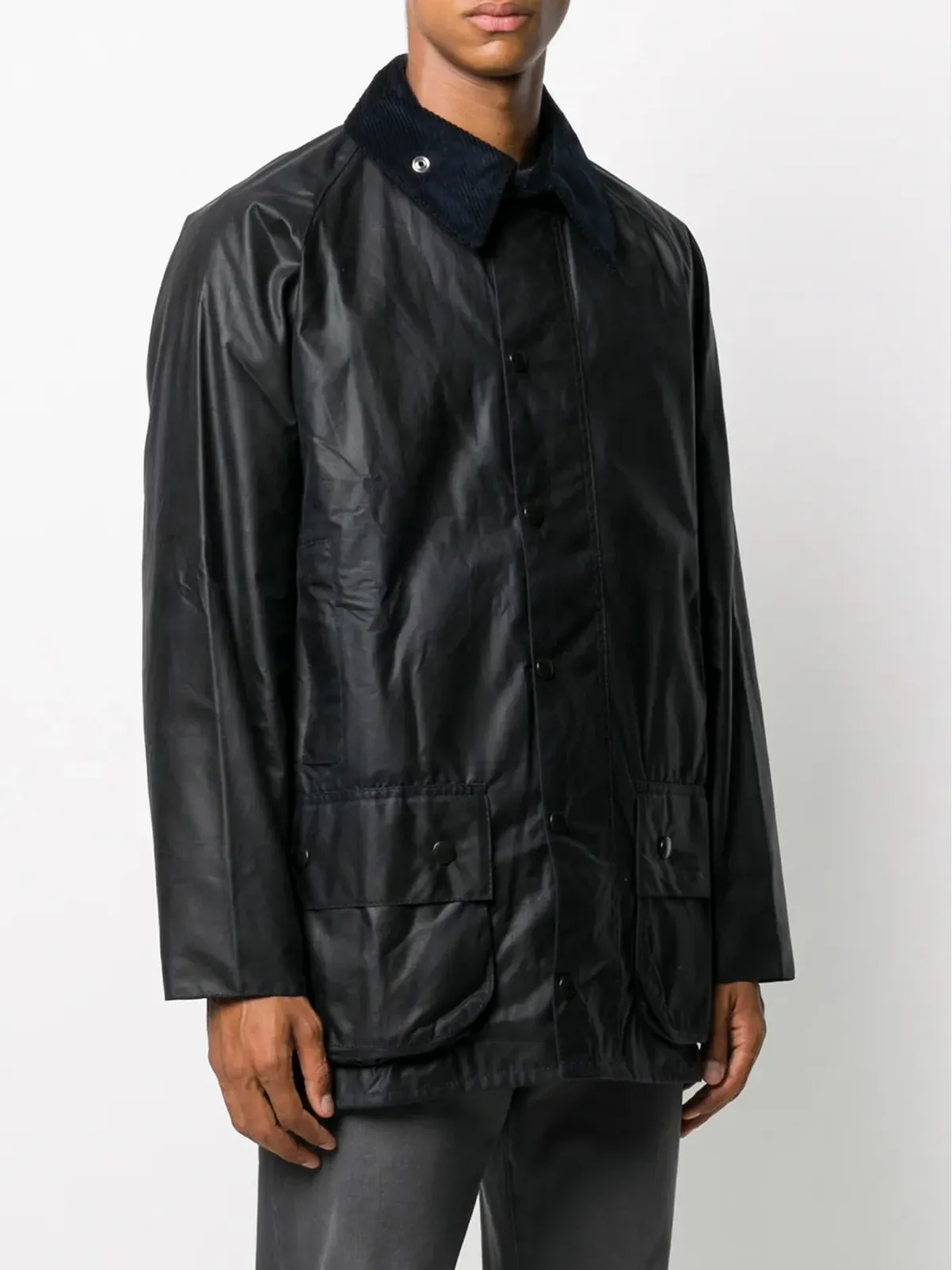 Barbour Beaufort スナップボタン付きジャケット - 画像3