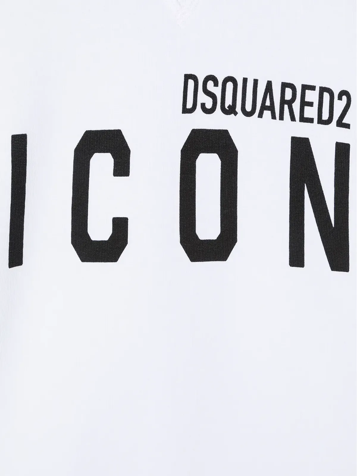 DSQUARED2 KIDS ロゴプリント コットン フード付きパーカー - 画像3
