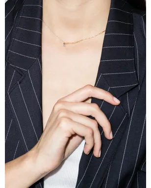 Yvonne Léon 18ktホワイトゴールド ミックスチェーン ダイヤモンド ネックレス - サムネイル2