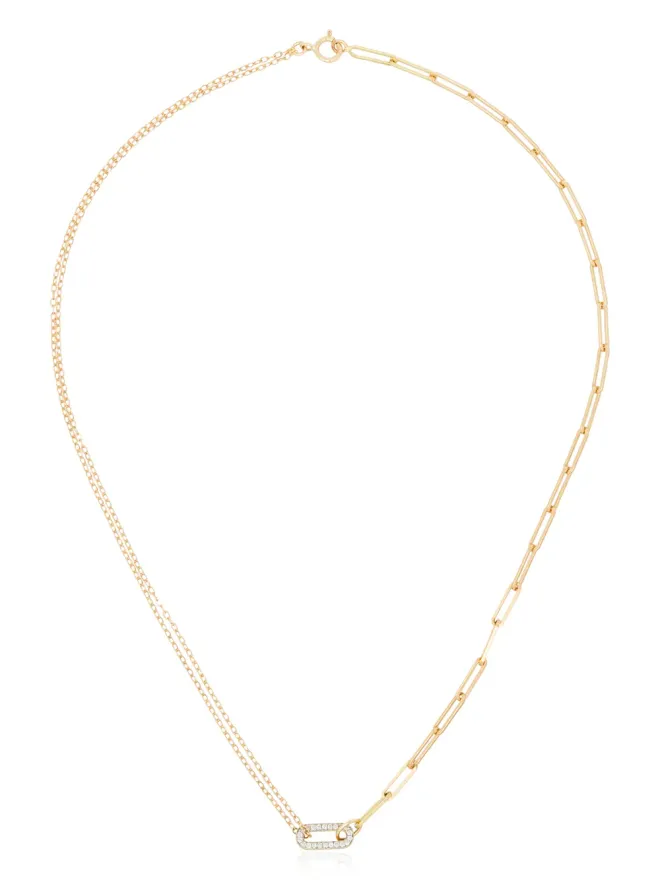 Yvonne Leon Yvonne Léon 18K イエローゴールド ダイヤモンド リンク チョーカーの商品画像