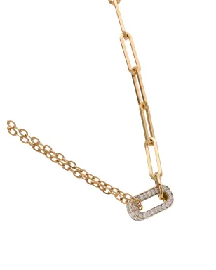 Yvonne Léon 18K イエローゴールド ダイヤモンド リンク チョーカー - サムネイル3