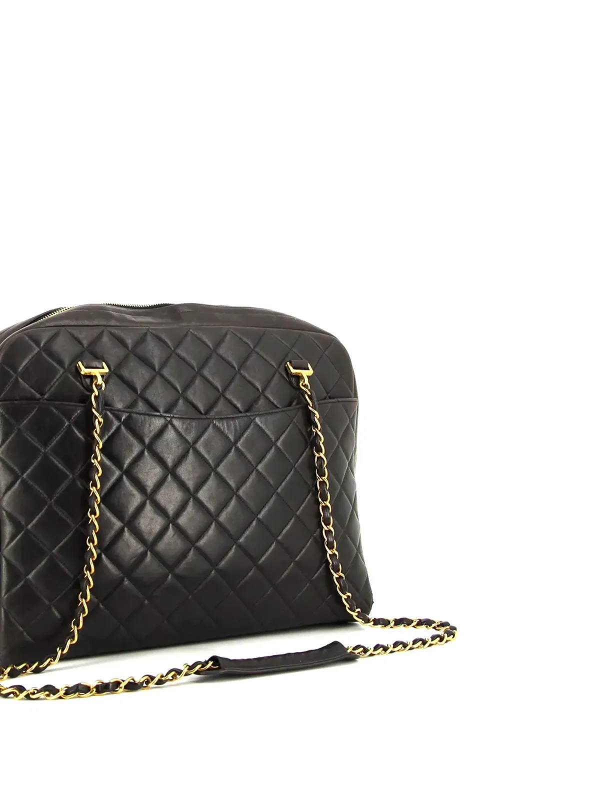 CHANEL Pre-Owned ダイヤモンドキルティングショルダーバッグ - 画像4