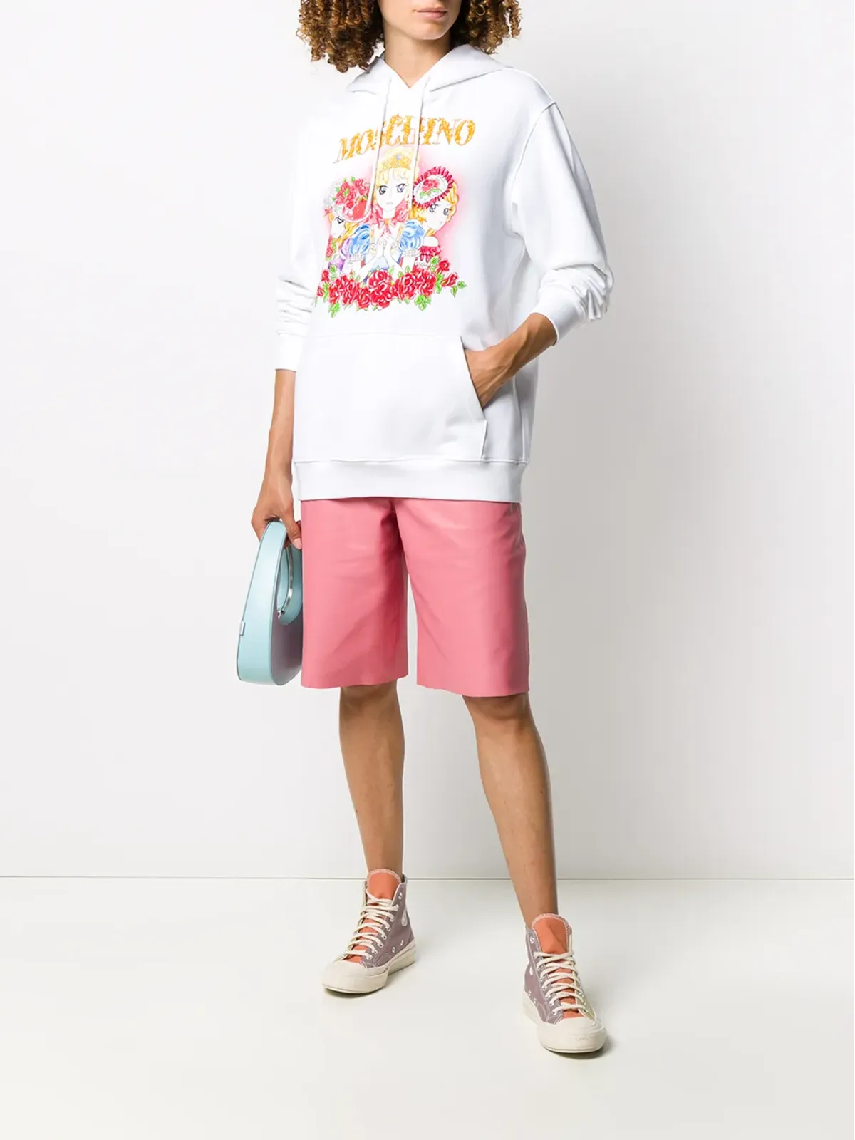 Moschino ファンタジープリント コットン フーディー - 画像2