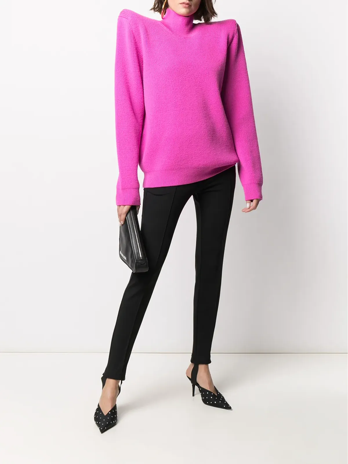Balenciaga ロングスリーブワイドショルダー ジャンパー - 画像2