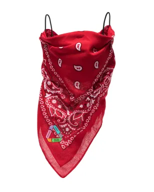 Natasha Zinko bandana print face mask - Red - サムネイル1