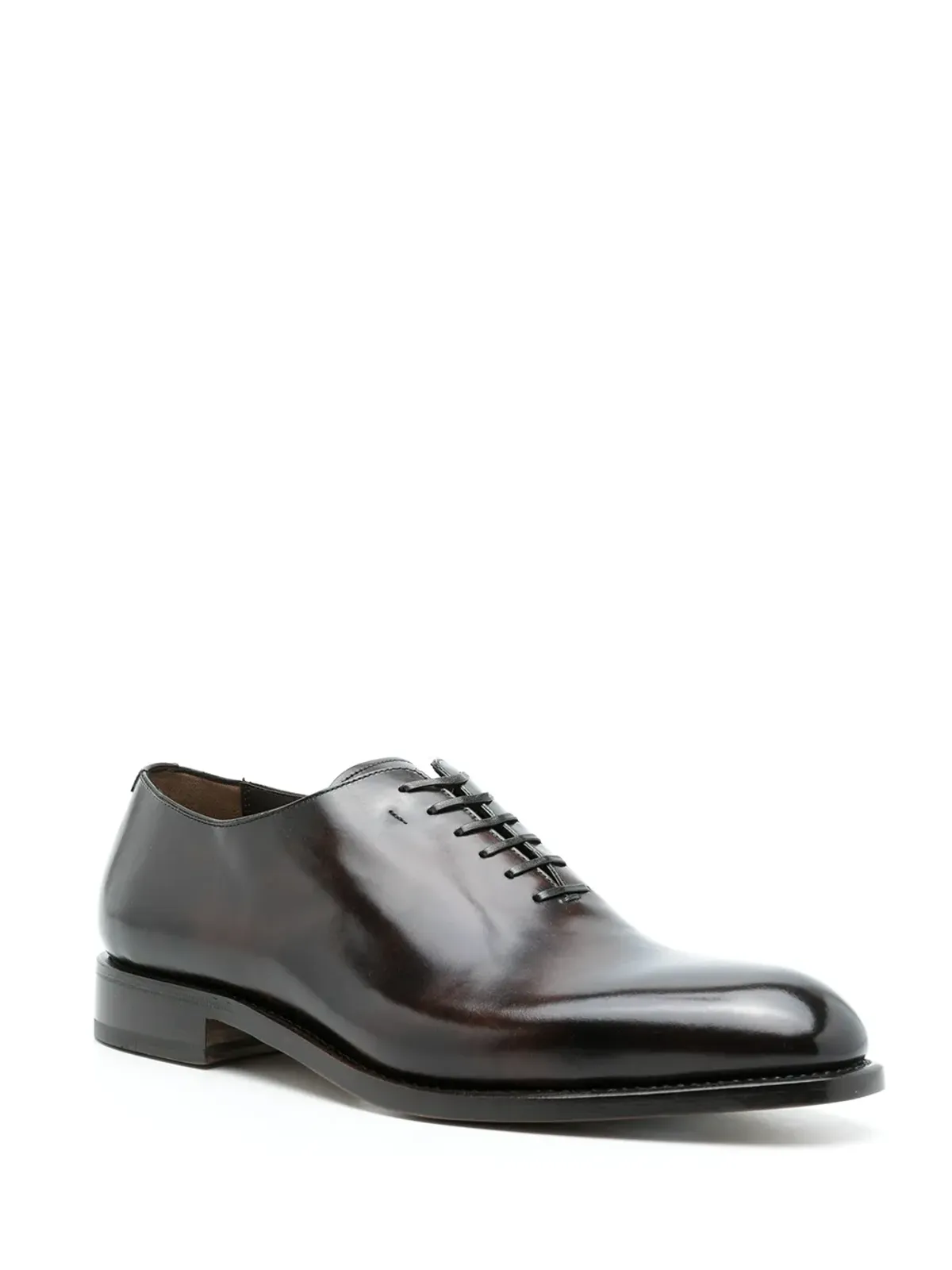 Ferragamo トラメッツァ レースアップ レザー ダービーシューズ - 画像2