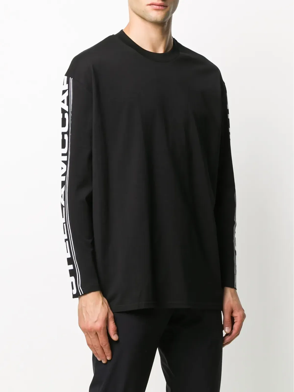 Stella McCartney ロゴ袖 ラウンドネックTシャツ - 画像3