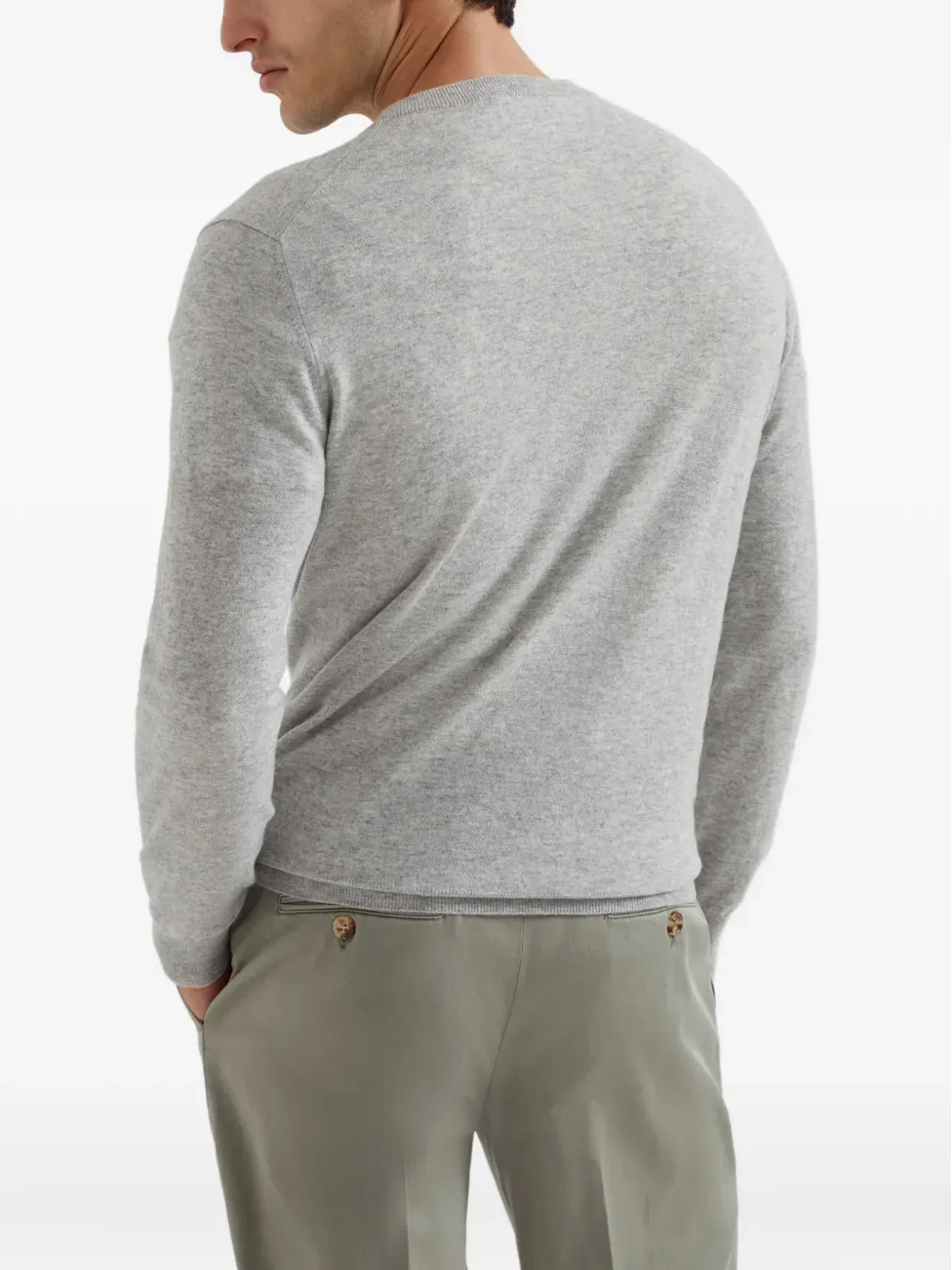 Brunello Cucinelli クルーネック カシミヤ プルオーバー - 画像5
