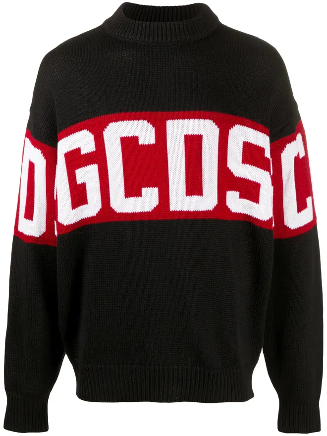 GCDS GCDS ロゴ入りインターシャジャンパーの商品画像