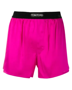 TOM FORD ロゴ入りウエストバンド ボクサー ピンク - サムネイル1