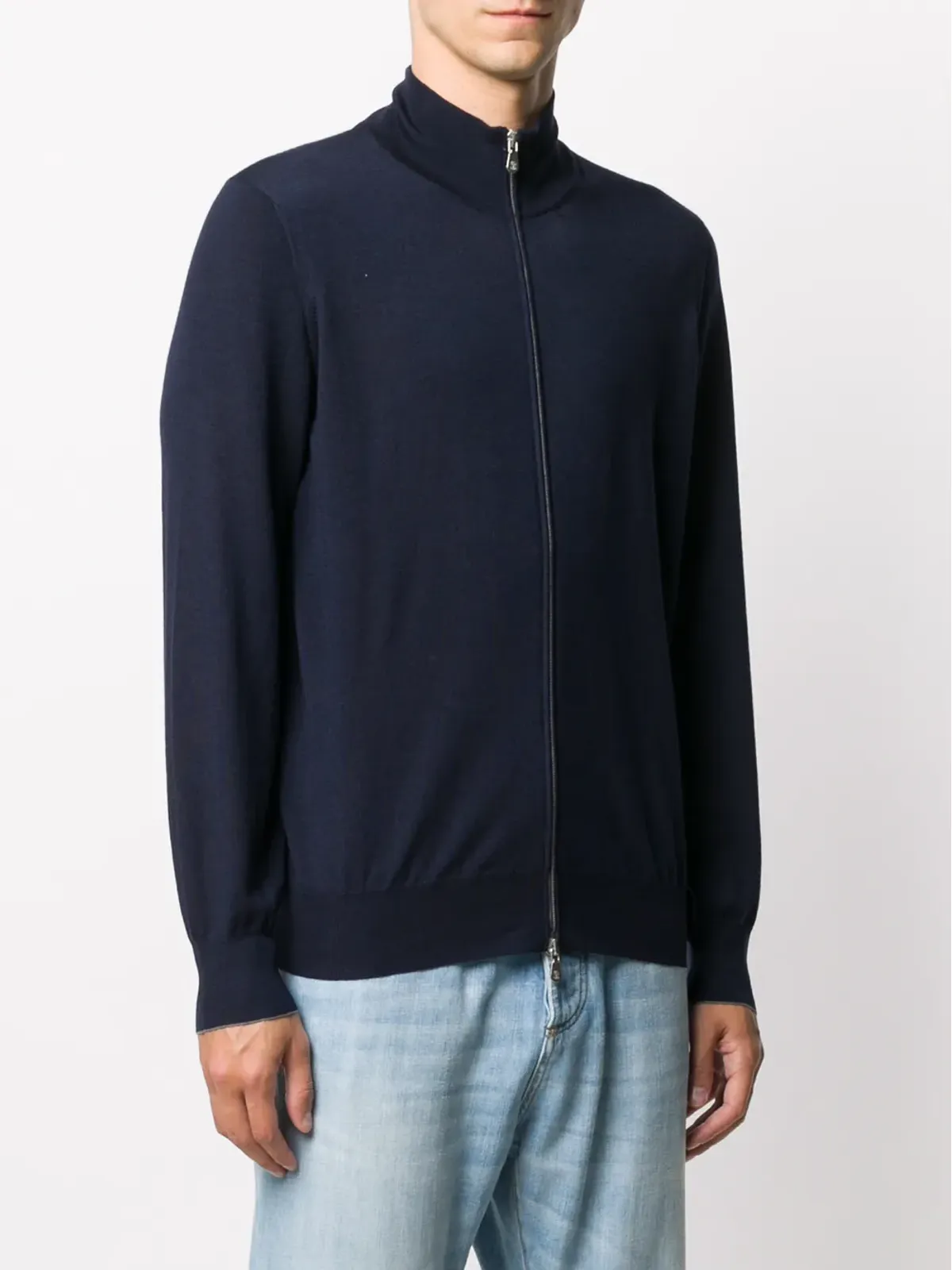Brunello Cucinelli ハイネックジップセーター - 画像3