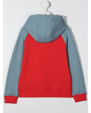 Lanvin Enfant ロゴパッチ カラーブロック フーディ - サムネイル2