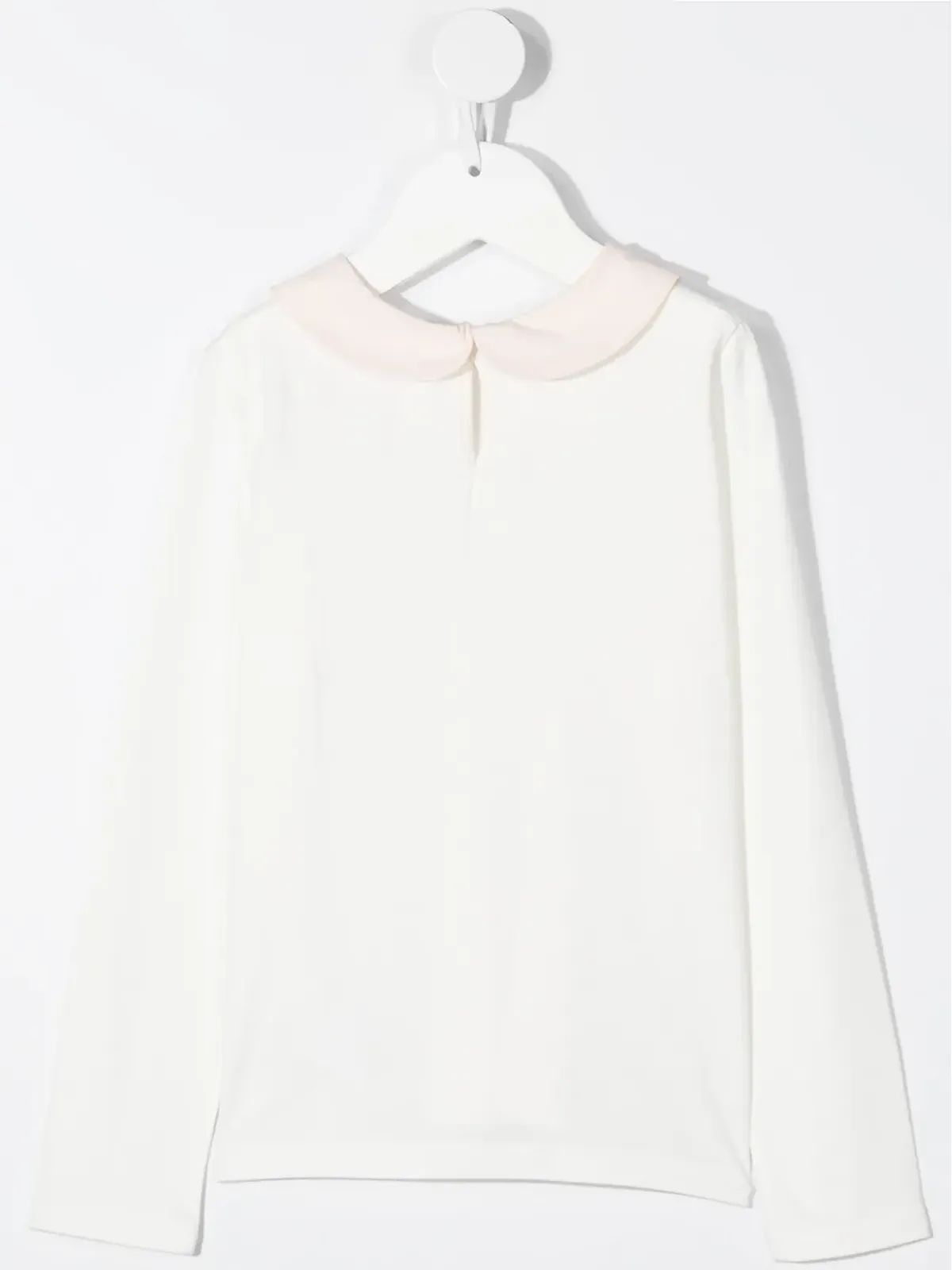 Lanvin Enfant キツネ刺繍襟付きトップス - 画像2