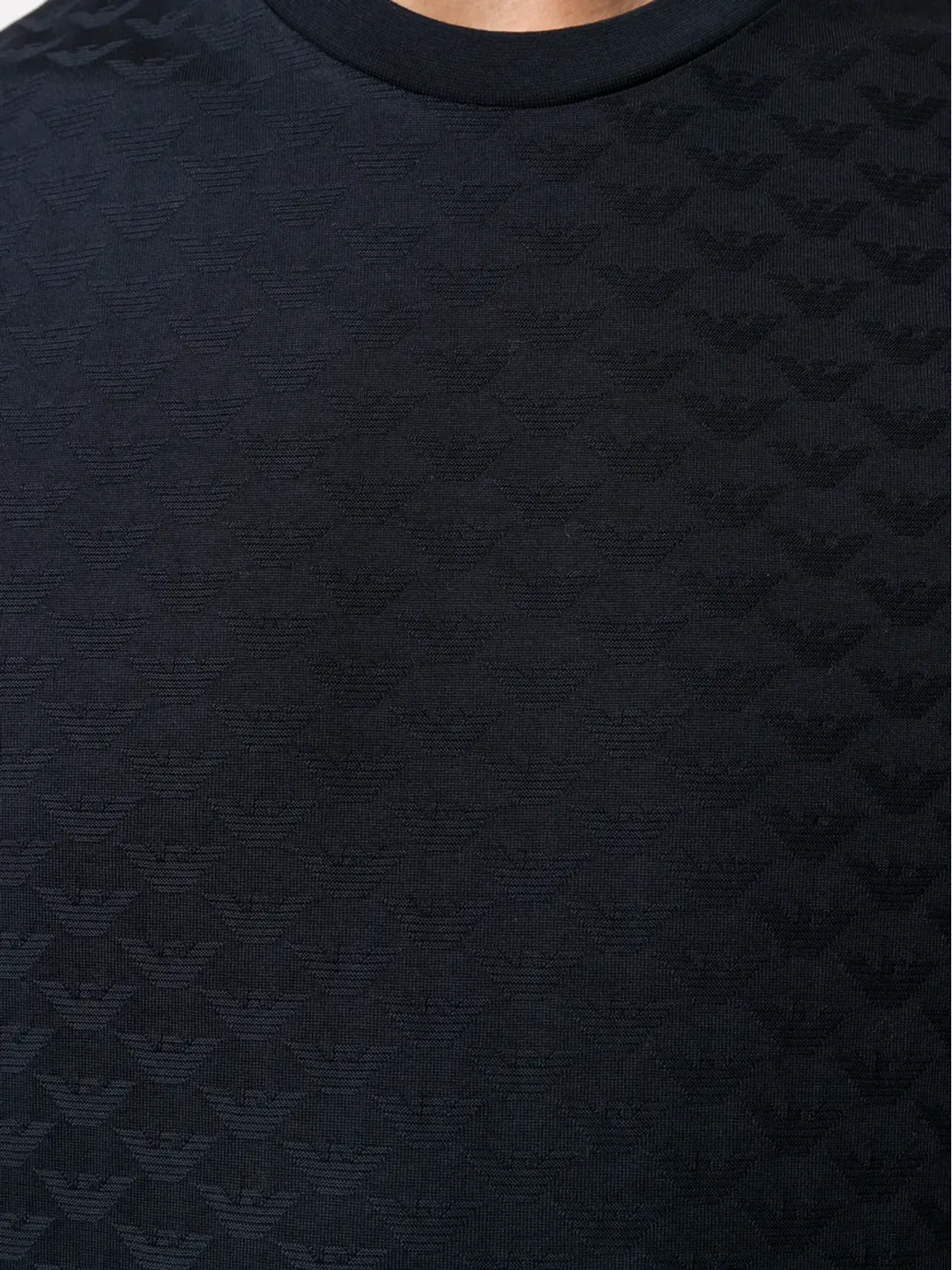 Emporio Armani エンボスロゴ コットン Tシャツ - 画像5