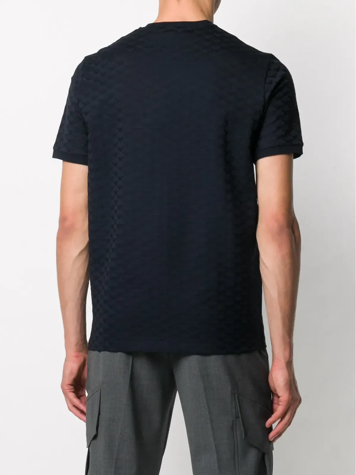 Emporio Armani エンボスロゴ コットン Tシャツ - 画像4