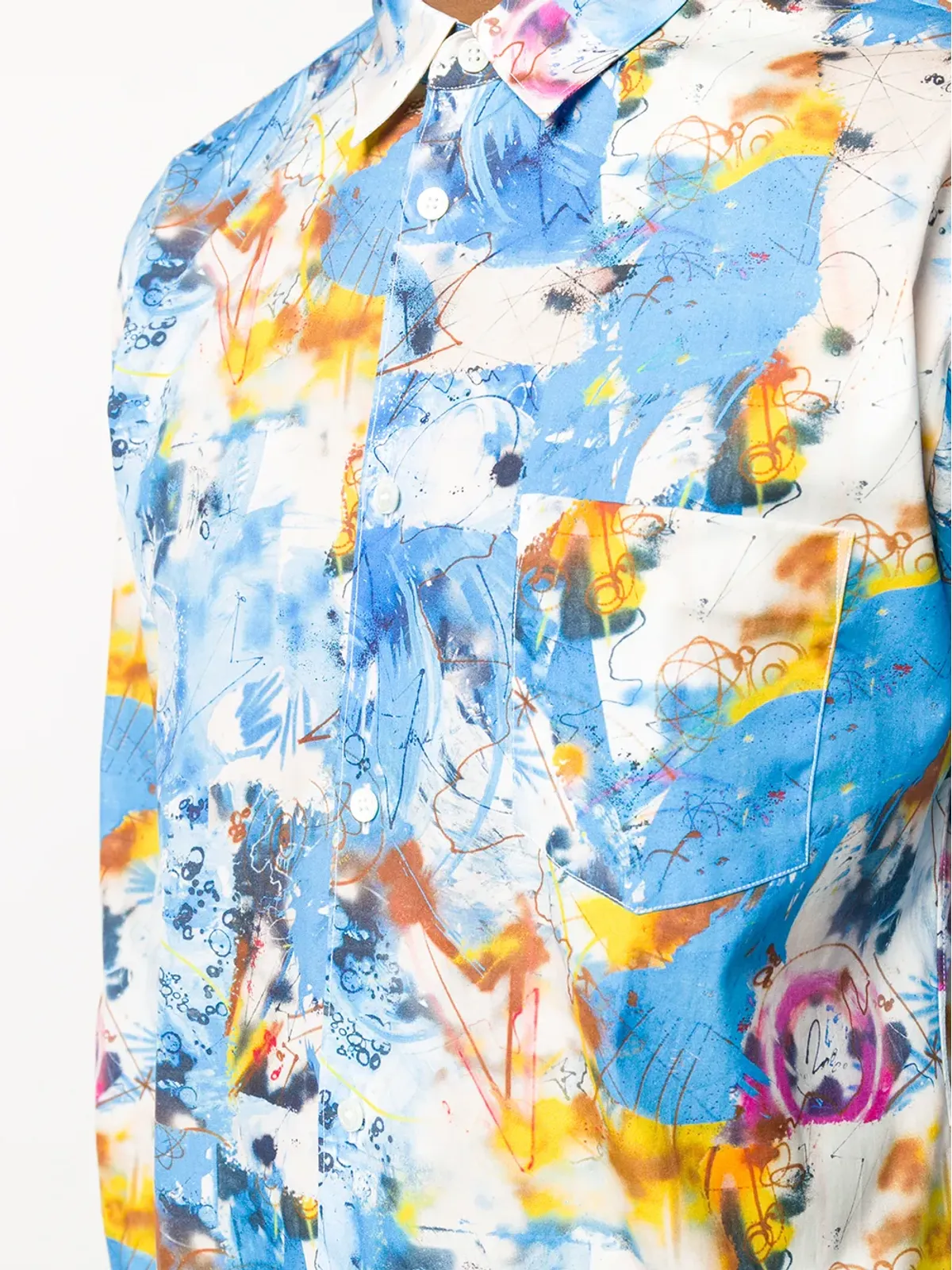 Comme Des Garçons Shirt オールオーバープリントシャツ - 画像5