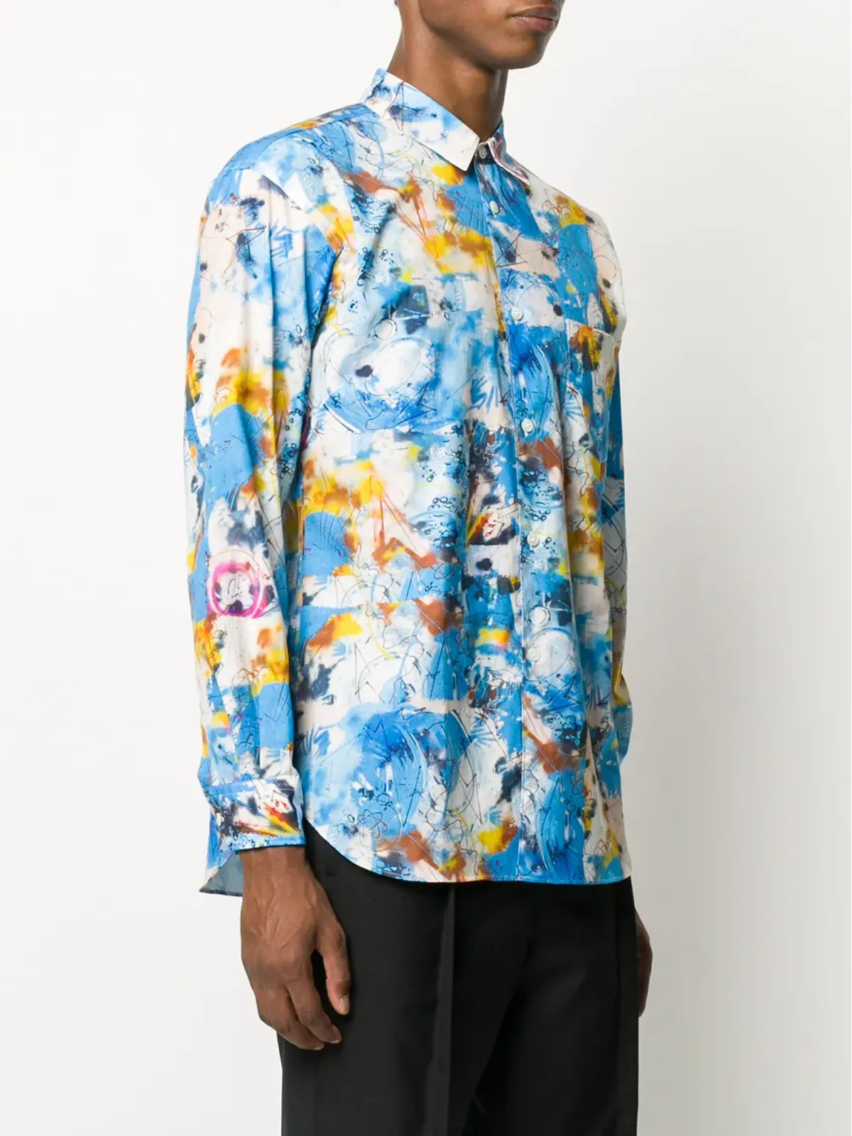 Comme Des Garçons Shirt オールオーバープリントシャツ - 画像3