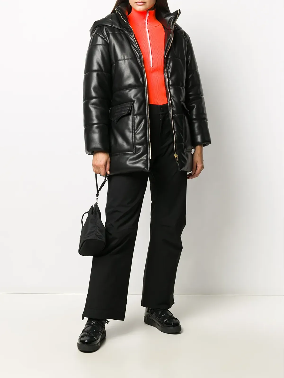 Moncler ストレートレッグパンツ - ブラック - 画像2