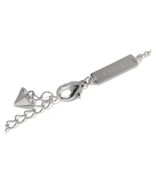 TASAKI 18kt white gold Collection Line Balance Neo diamond pave pendant - Silver - サムネイル4