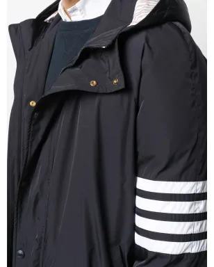 Thom Browne ダウンフィル フード付き フットボール 4バー パーカー - サムネイル5