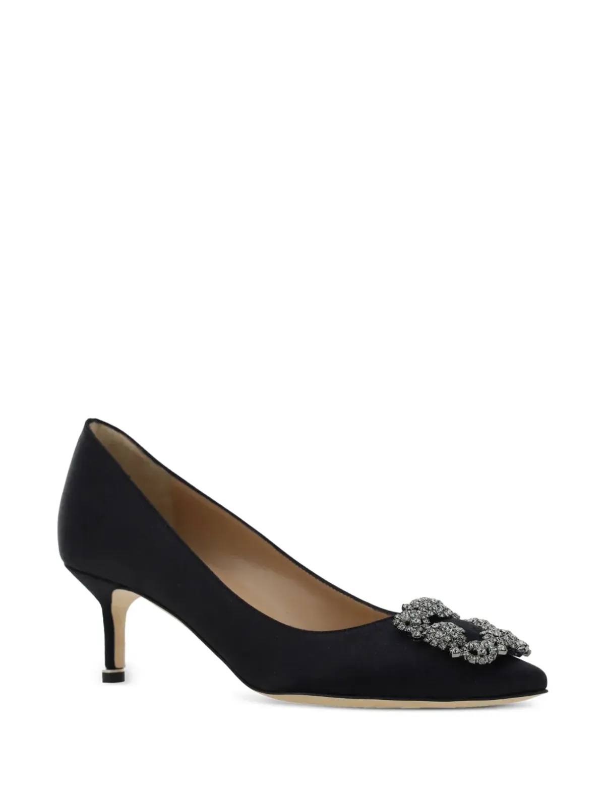 Manolo Blahnik Hangisi サテンパンプス - 画像2