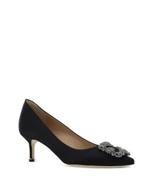 Manolo Blahnik Hangisi サテンパンプス - サムネイル2
