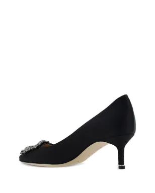 Manolo Blahnik Hangisi サテンパンプス - サムネイル3
