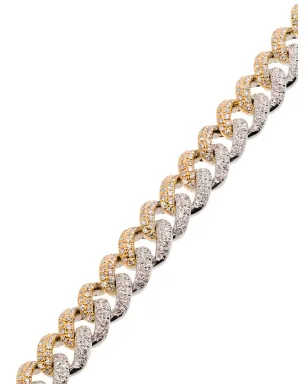 SHAY 18K ツートーンゴールド パヴェダイヤモンド ブレスレット - サムネイル3