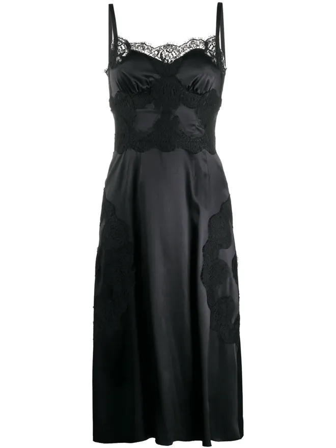 Dolce & Gabbana Dolce & Gabbana サテン・スリップドレスの商品画像
