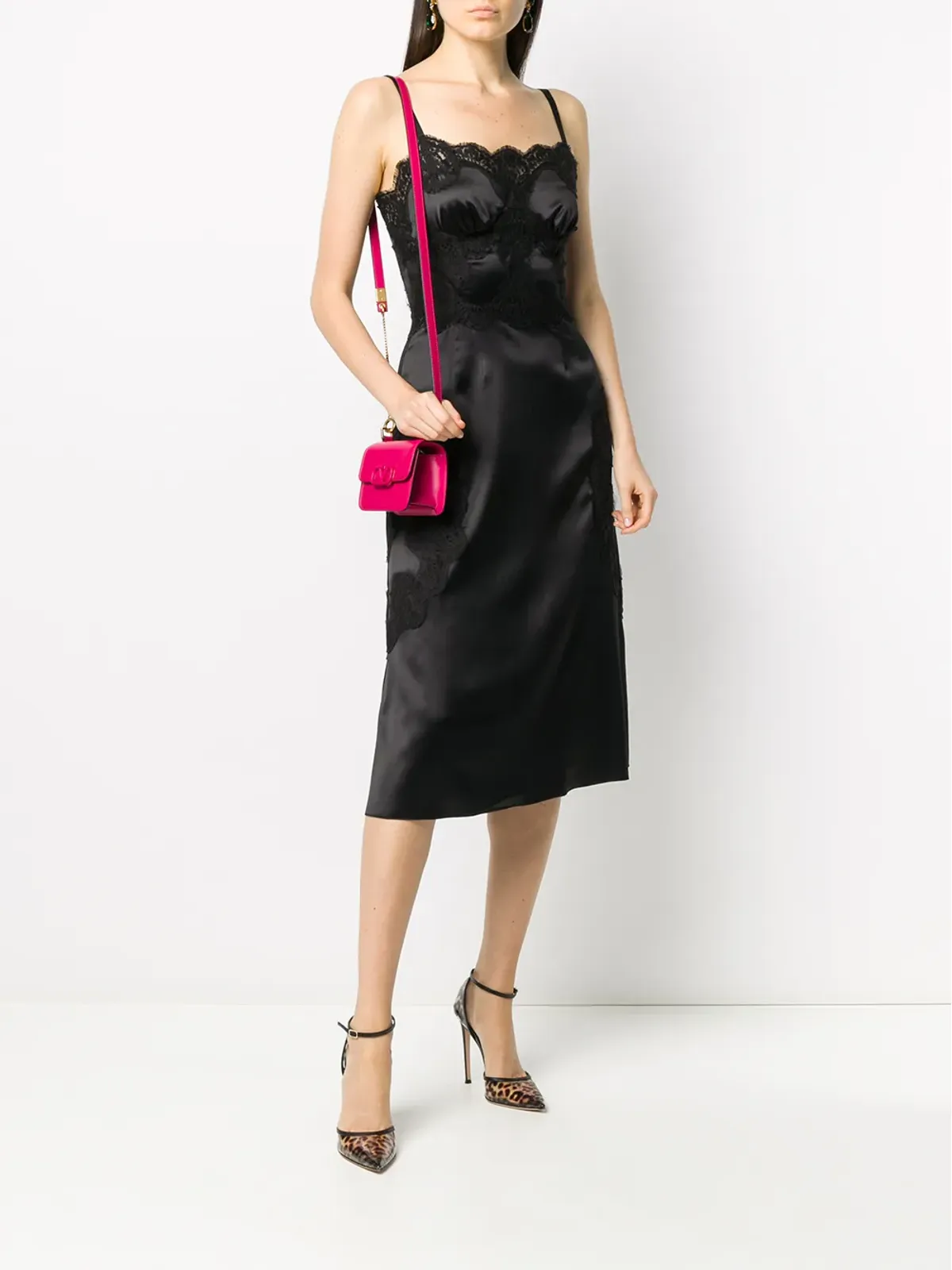 Dolce & Gabbana サテン・スリップドレス - 画像2