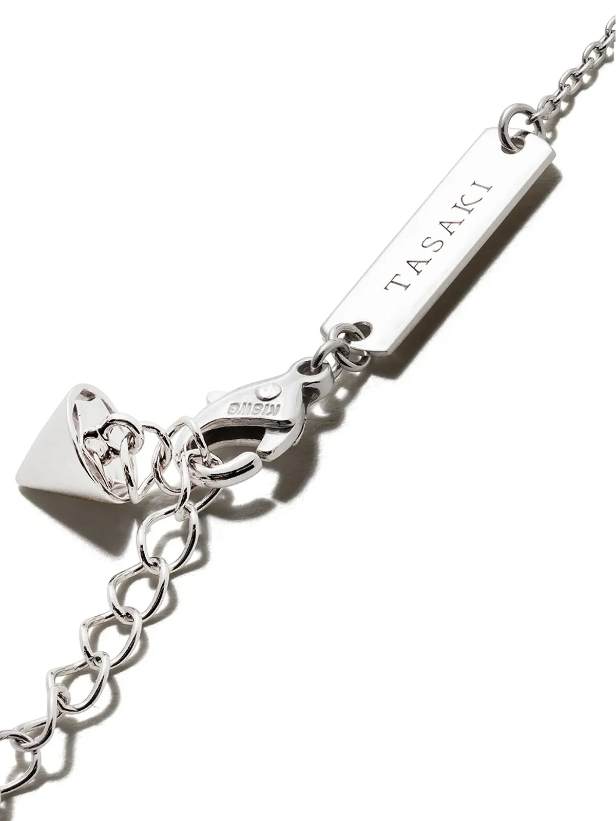 TASAKI 18Kホワイトゴールド Balance Neo アコヤ真珠 ペンダント - シルバー - 画像4