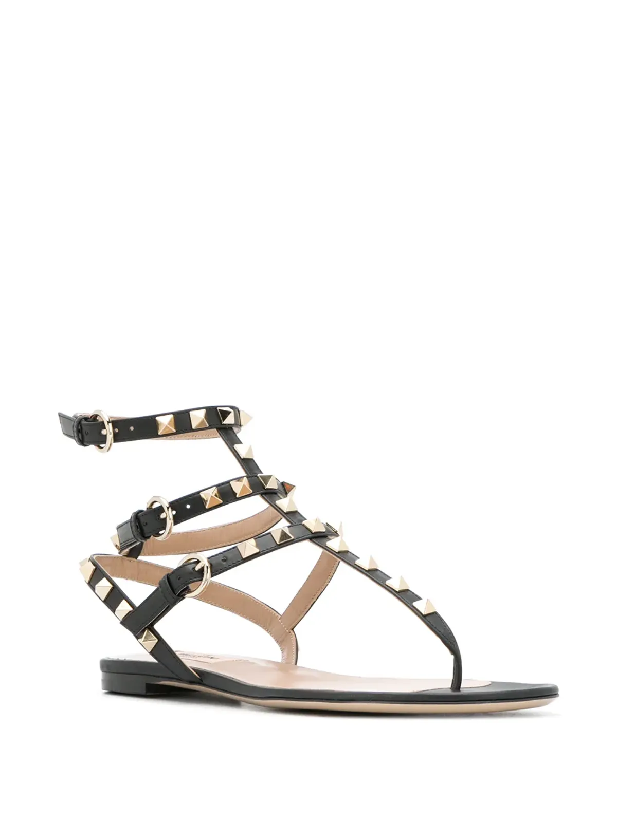 Valentino Garavani ロックスタッド フリップフロップ - 画像2
