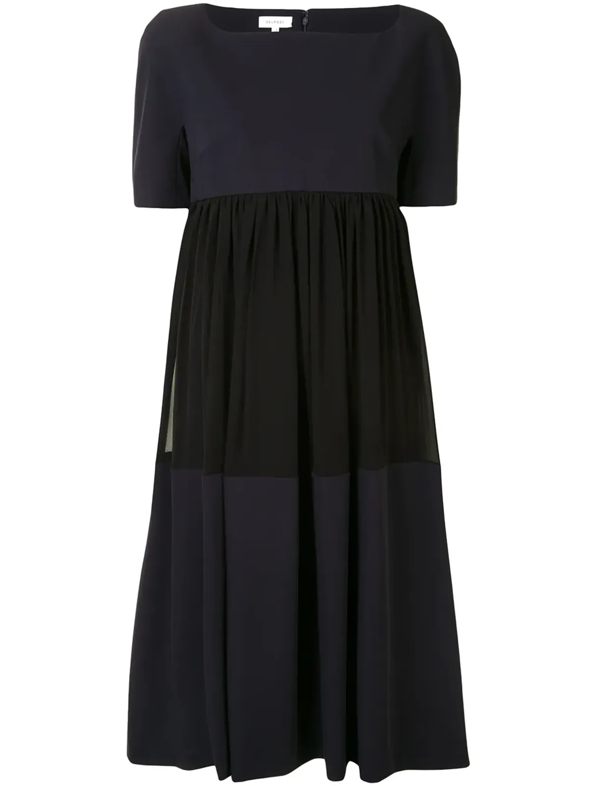 Delpozo カラーブロック ミディドレス - 画像1