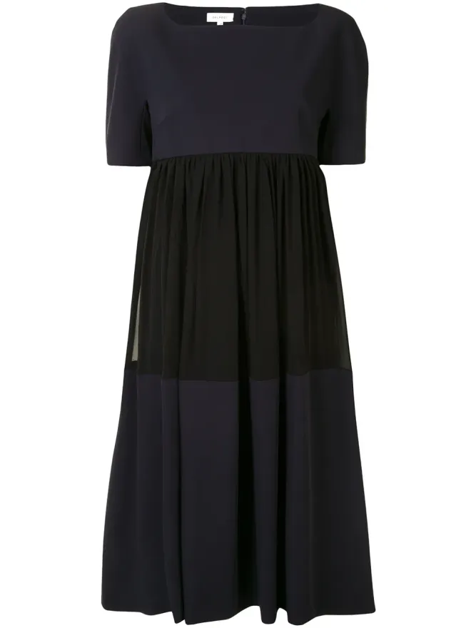 Delpozo Delpozo カラーブロック ミディドレスの商品画像