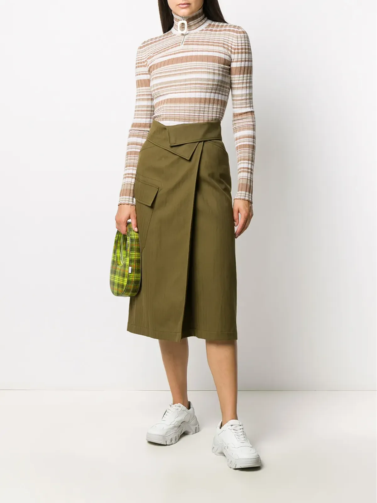 Kenzo ラップウェストスカート - 画像2
