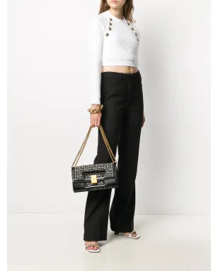Balmain 1945 Heritageモノグラムジャカードバッグ - サムネイル2