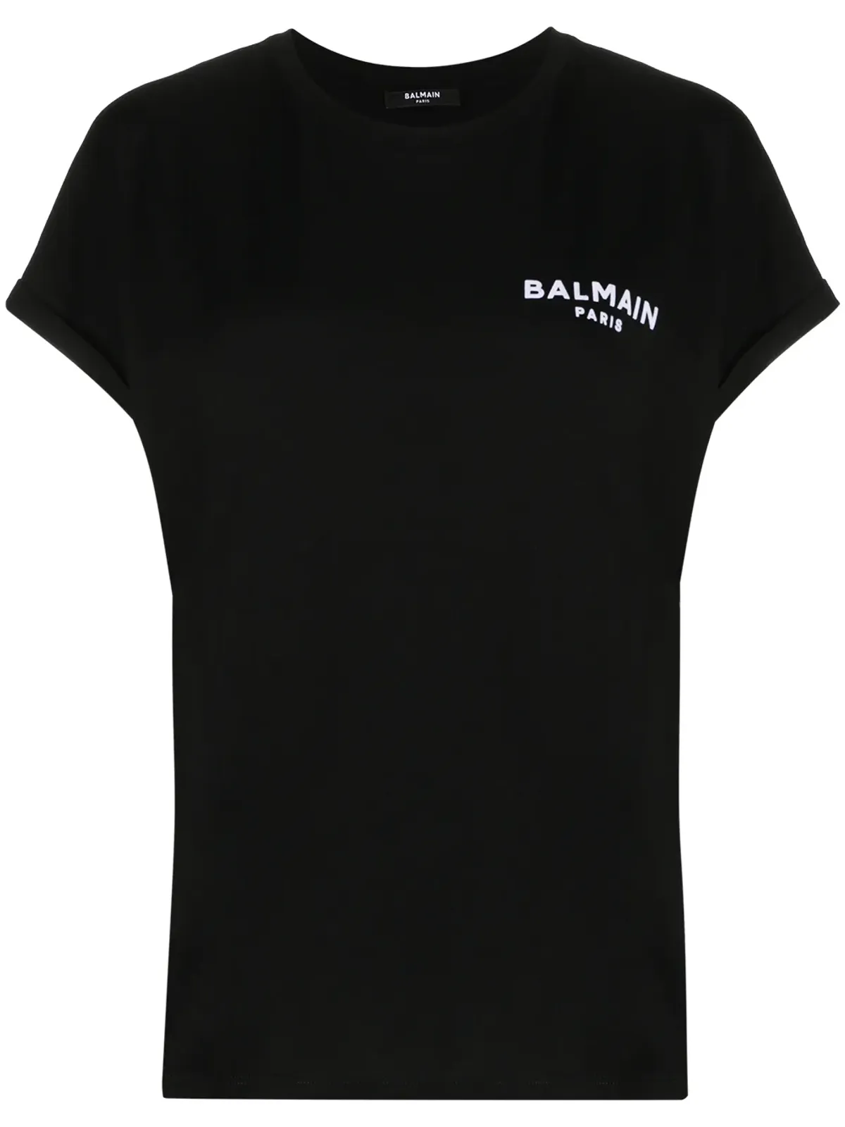 Balmain 小さなフロックロゴTシャツ - 画像1