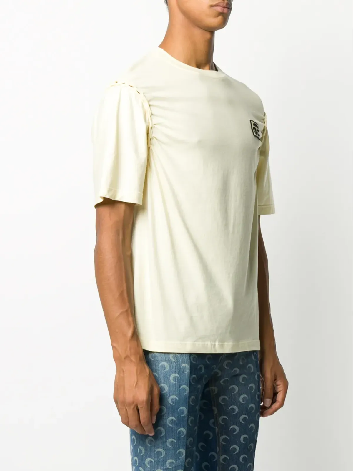 Telfar 編み込み縫い目 Tシャツ - Neutrals - 画像4