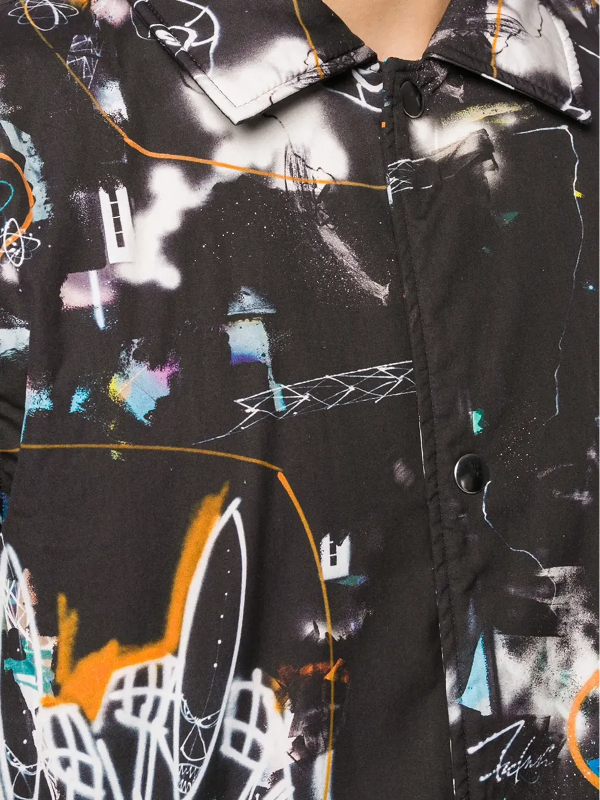 Comme Des Garçons Shirt アブストラクトプリント シャツジャケット - 画像5