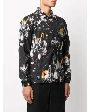 Comme Des Garçons Shirt アブストラクトプリント シャツジャケット - サムネイル3