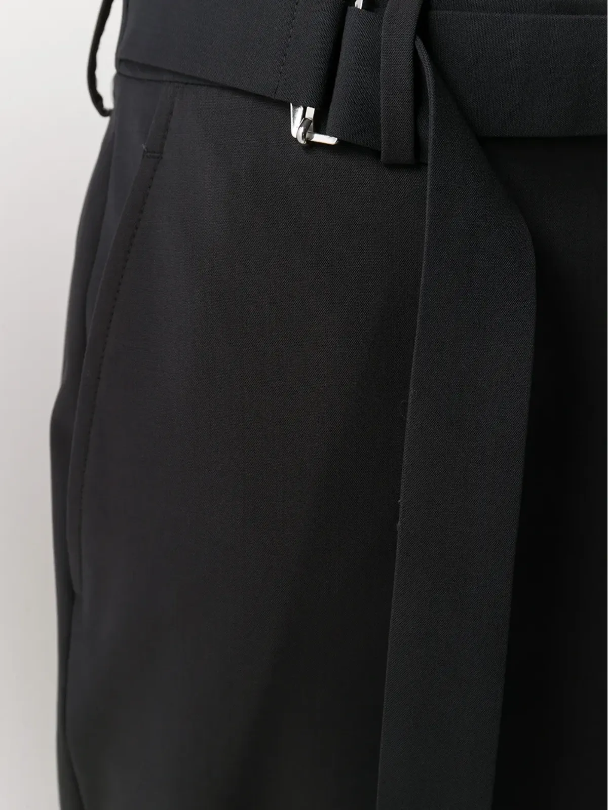 Valentino Garavani ベルト付き テーラードパンツ - 画像5