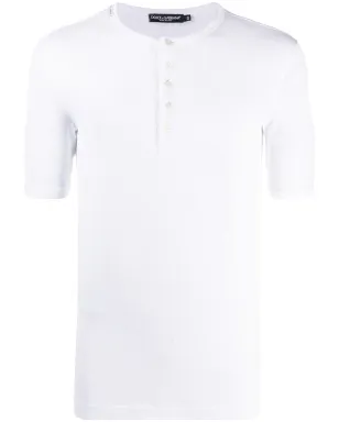 Dolce & Gabbana ファインリブ コットン Tシャツ - サムネイル1