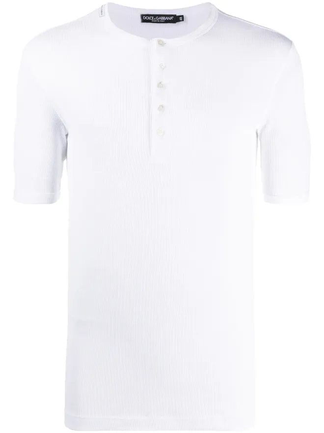 Dolce & Gabbana Dolce & Gabbana ファインリブ コットン Tシャツの商品画像