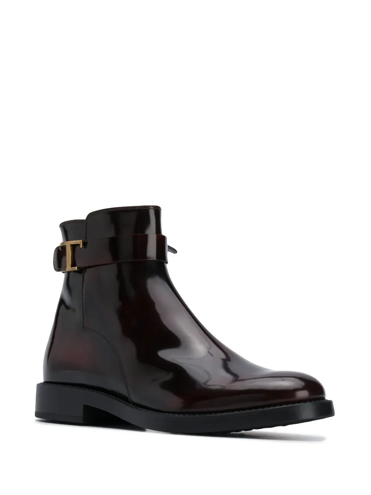 Tod's Tロゴ レザー ブーツ - 画像2