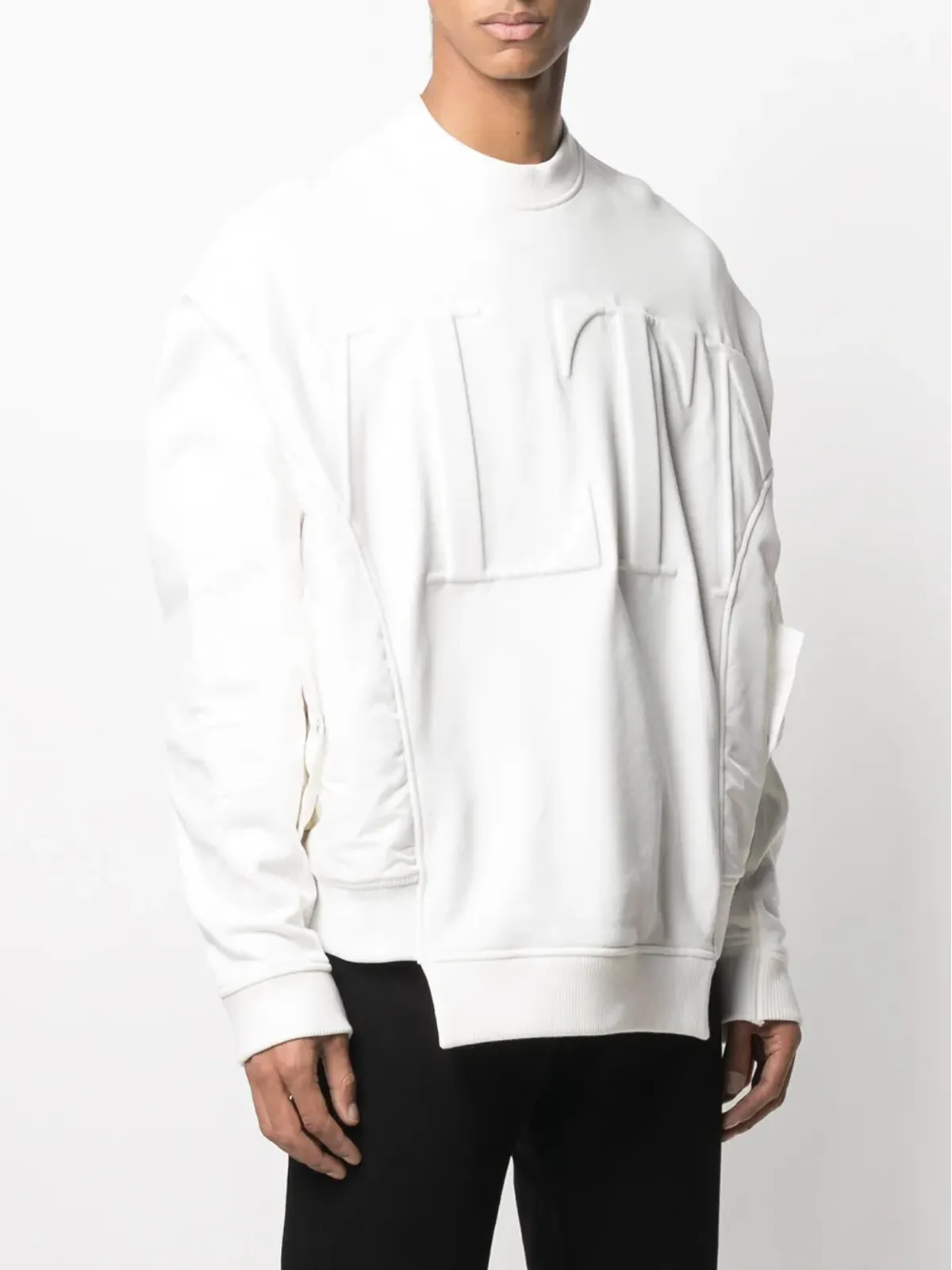 Valentino Garavani VLTNエンボスドスウェットシャツ - 画像3