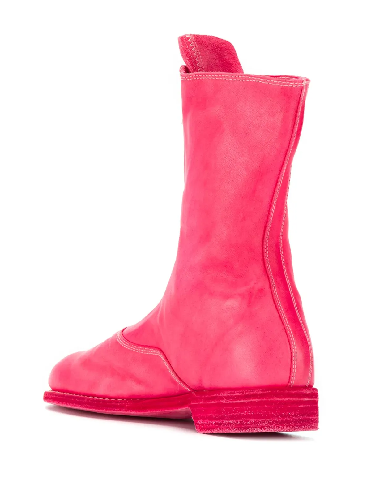 Guidi ジップフロント レザー ブーツ - 画像3
