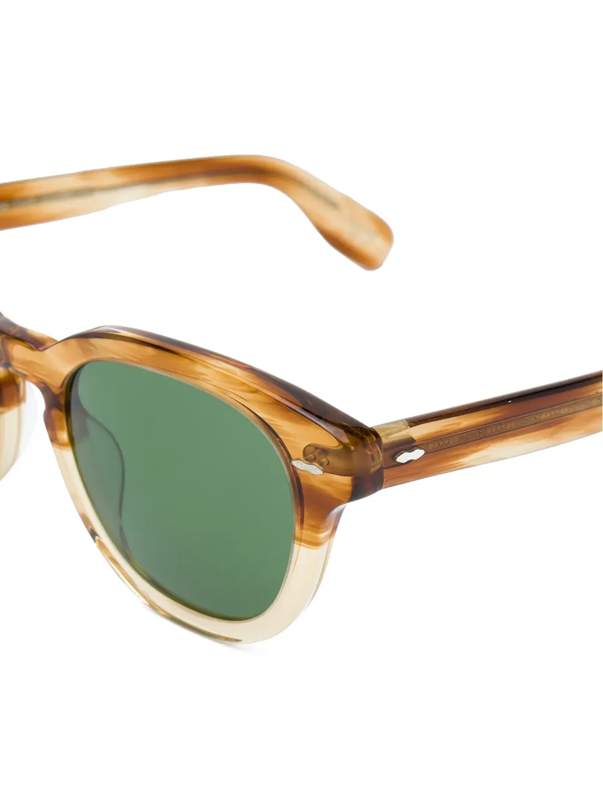 Oliver Peoples べっ甲柄ディテール サングラス - 画像3