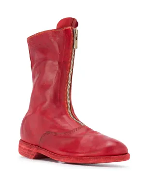 Guidi フロントジップ レザーブーツ - サムネイル2