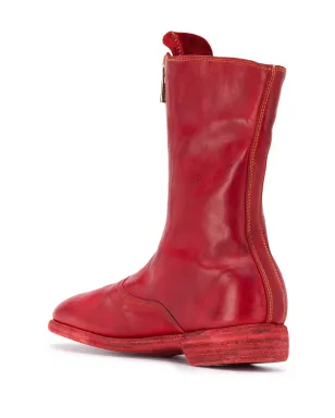Guidi フロントジップ レザーブーツ - サムネイル3