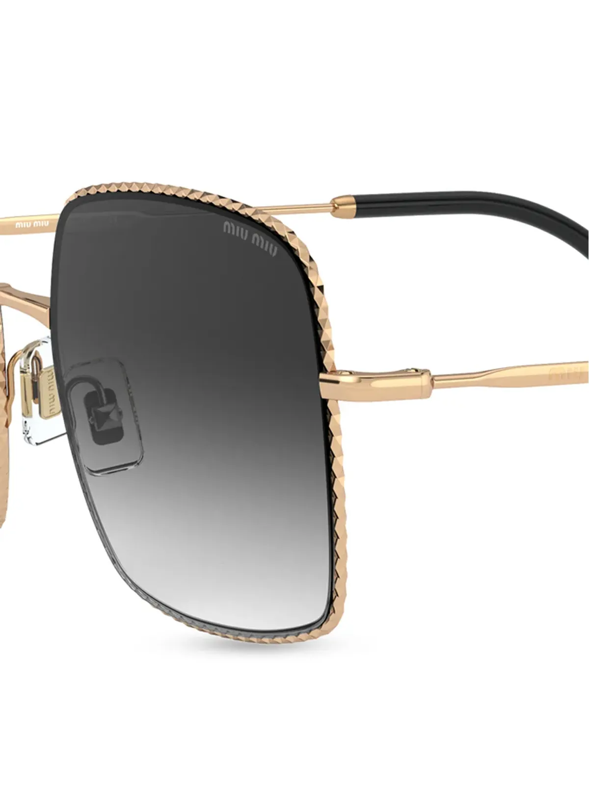 Miu Miu Eyewear スクエアフレームサングラス - 画像3